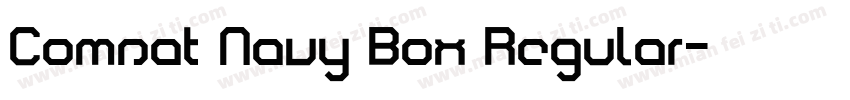 Comsat Navy Box Regular字体转换